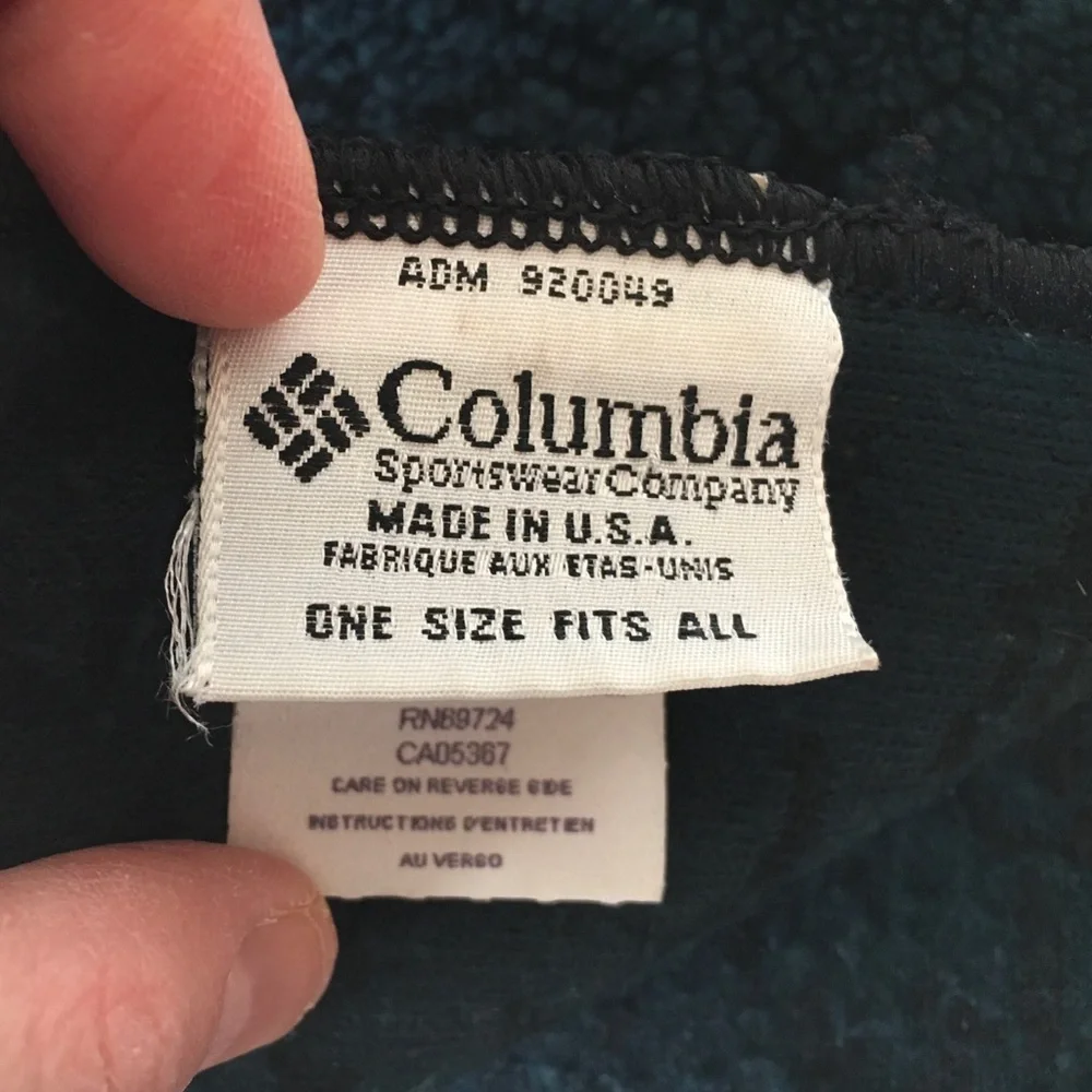 Columbia fleece scarf